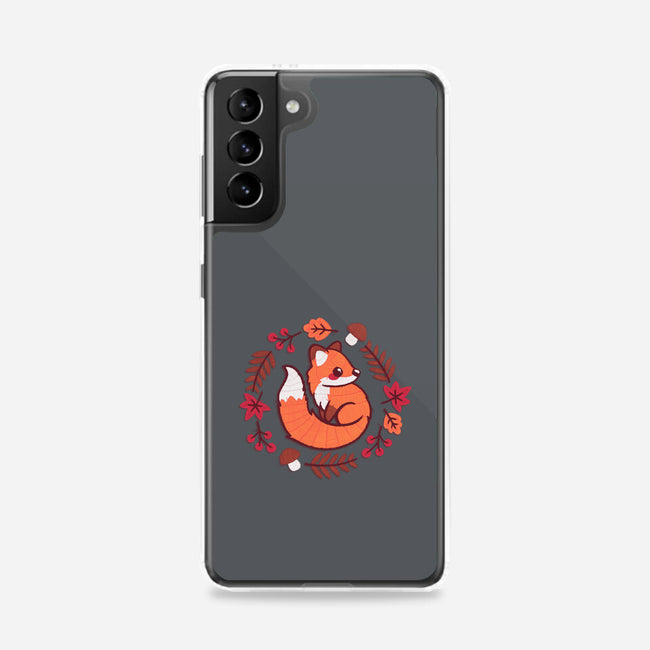 Fox Embroidery Patch-Samsung-Snap-Phone Case-NemiMakeit