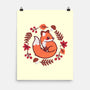 Fox Embroidery Patch-None-Matte-Poster-NemiMakeit