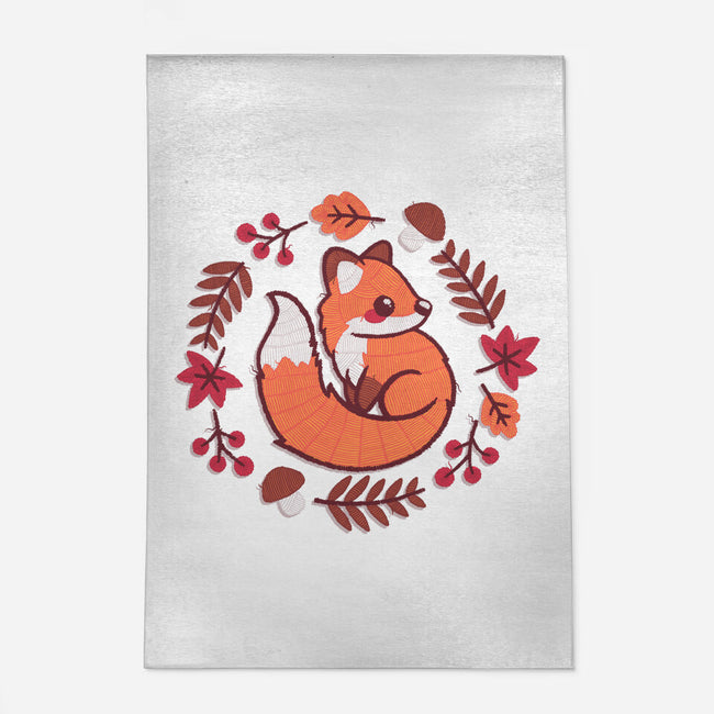 Fox Embroidery Patch-None-Indoor-Rug-NemiMakeit