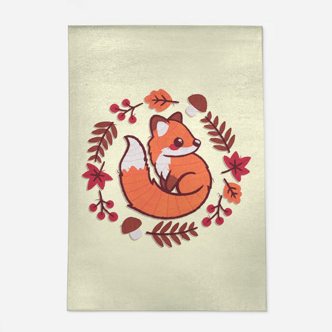 Fox Embroidery Patch-None-Outdoor-Rug-NemiMakeit