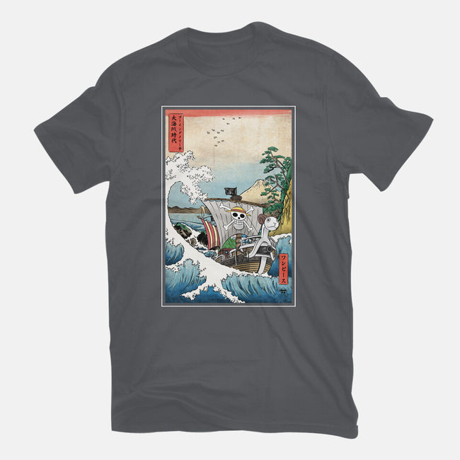 Going Merry In Japan-Mens-Basic-Tee-DrMonekers
