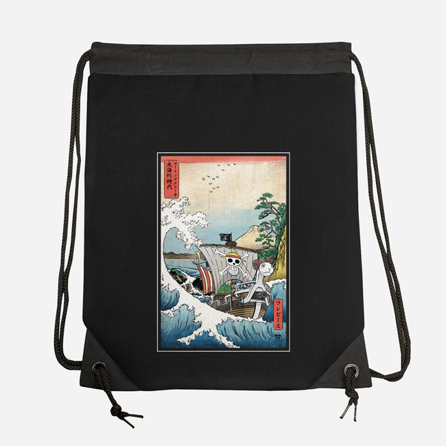 Going Merry In Japan-None-Drawstring-Bag-DrMonekers