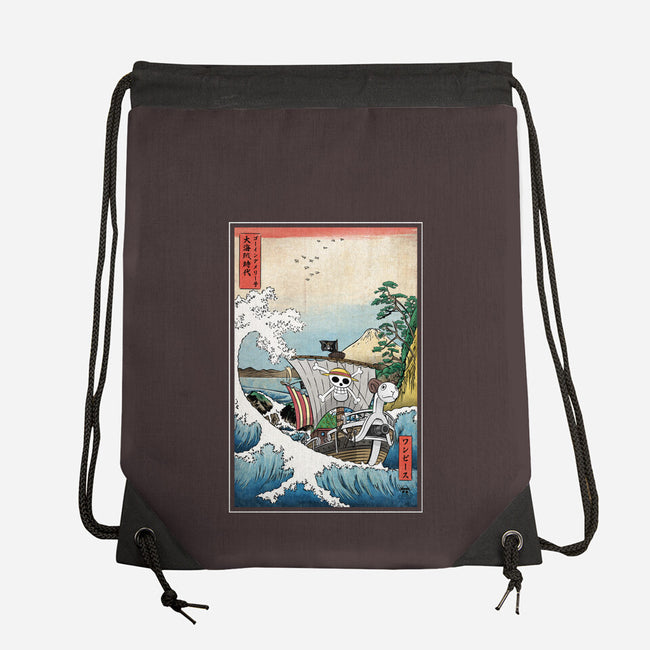 Going Merry In Japan-None-Drawstring-Bag-DrMonekers