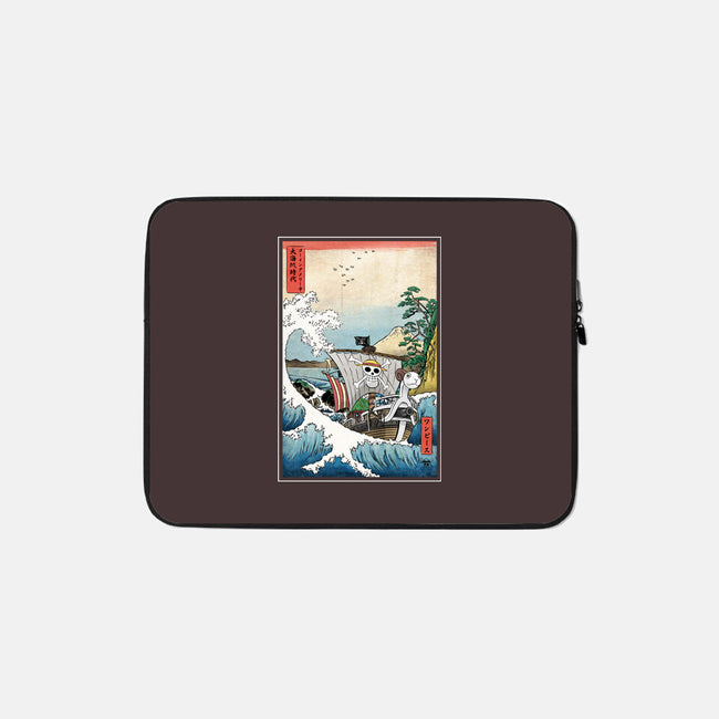 Going Merry In Japan-None-Zippered-Laptop Sleeve-DrMonekers