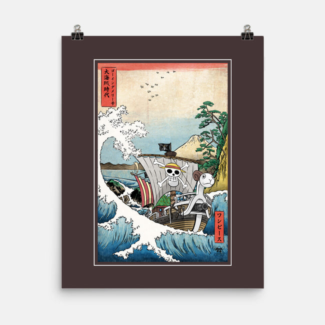 Going Merry In Japan-None-Matte-Poster-DrMonekers