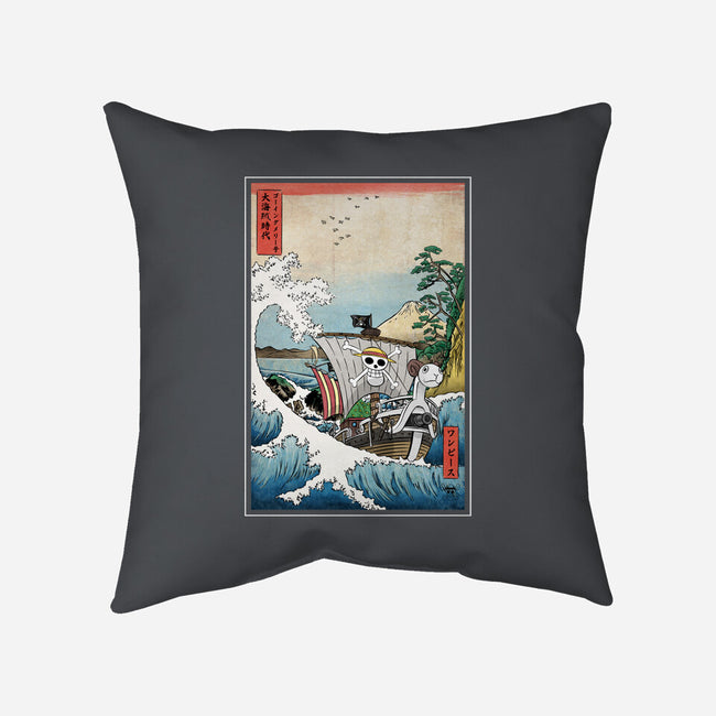 Going Merry In Japan-None-Removable Cover-Throw Pillow-DrMonekers