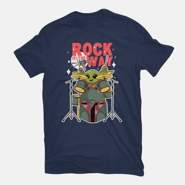 Baby Rock Is The Way-Womens-Fitted-Tee-Tri haryadi