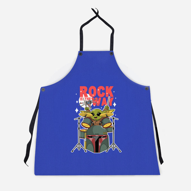 Baby Rock Is The Way-Unisex-Kitchen-Apron-Tri haryadi