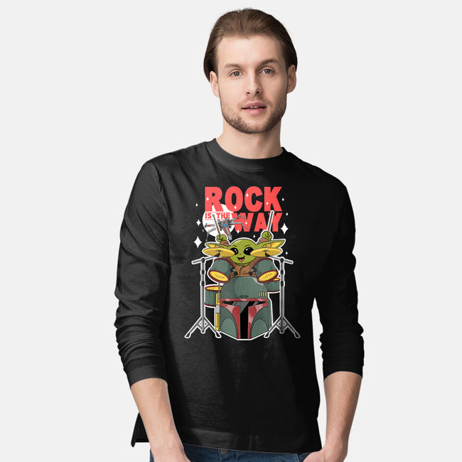 Baby Rock Is The Way-Mens-Long Sleeved-Tee-Tri haryadi