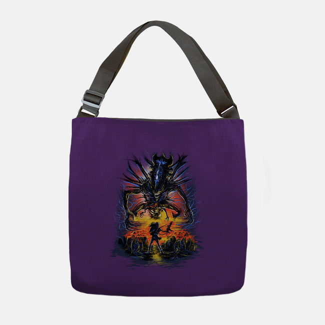 Alien You Shall Not Pass-None-Adjustable Tote-Bag-zascanauta