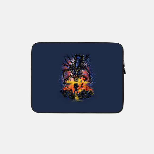 Alien You Shall Not Pass-None-Zippered-Laptop Sleeve-zascanauta