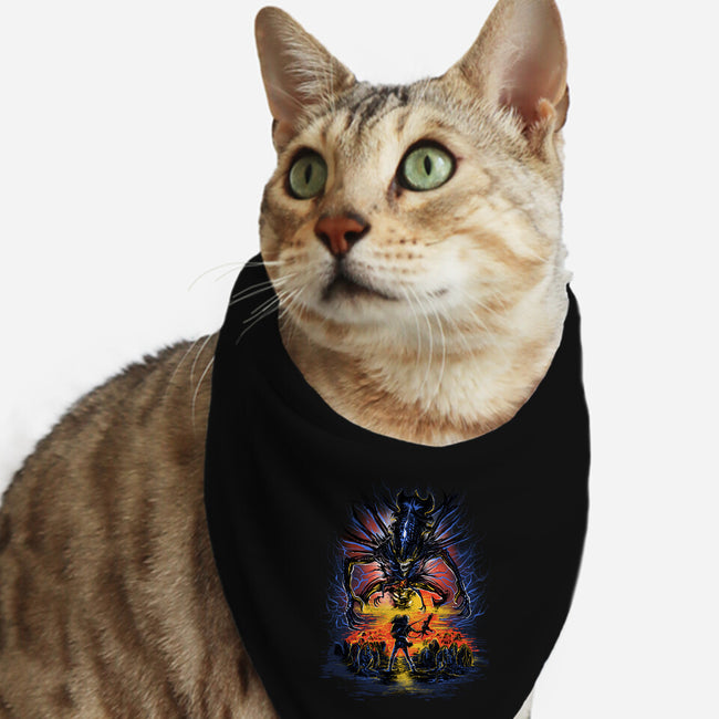 Alien You Shall Not Pass-Cat-Bandana-Pet Collar-zascanauta