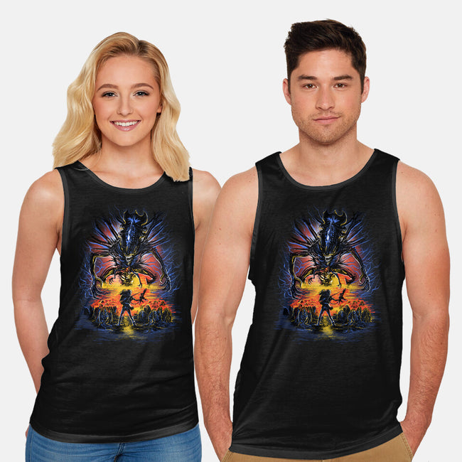 Alien You Shall Not Pass-Unisex-Basic-Tank-zascanauta