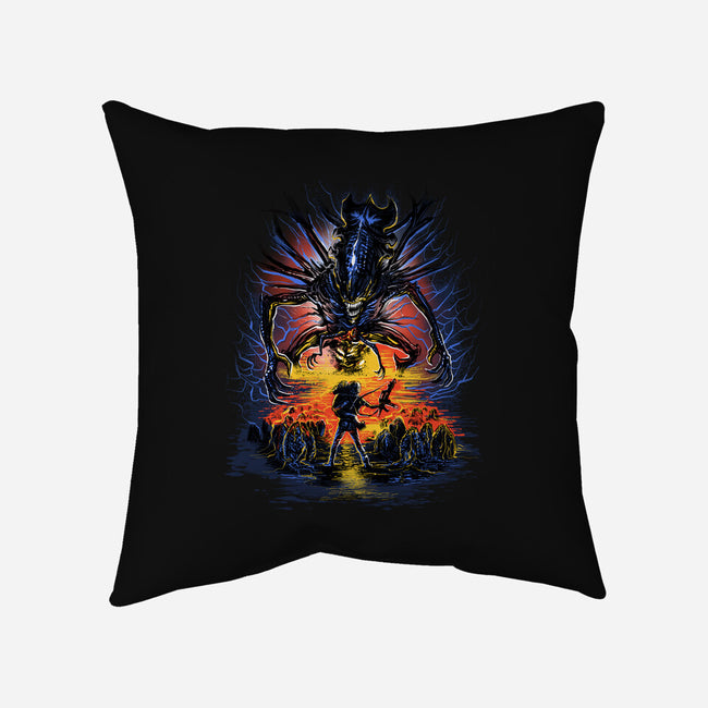 Alien You Shall Not Pass-None-Non-Removable Cover w Insert-Throw Pillow-zascanauta