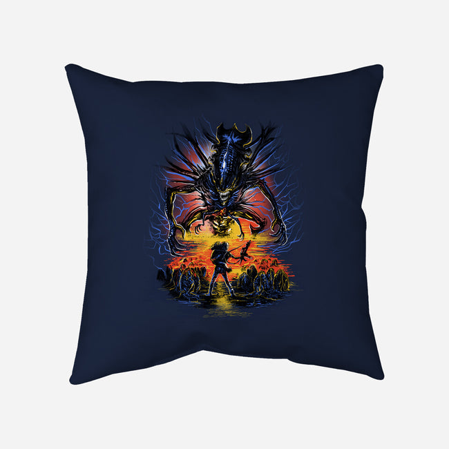 Alien You Shall Not Pass-None-Non-Removable Cover w Insert-Throw Pillow-zascanauta