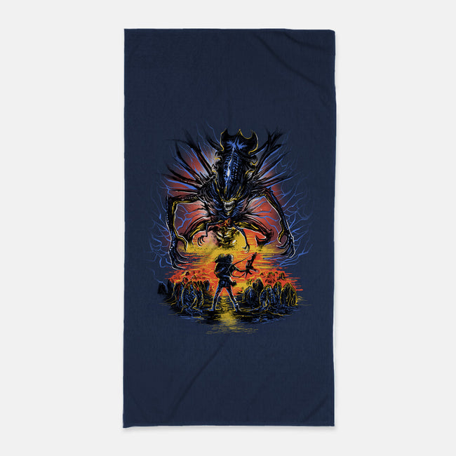 Alien You Shall Not Pass-None-Beach-Towel-zascanauta