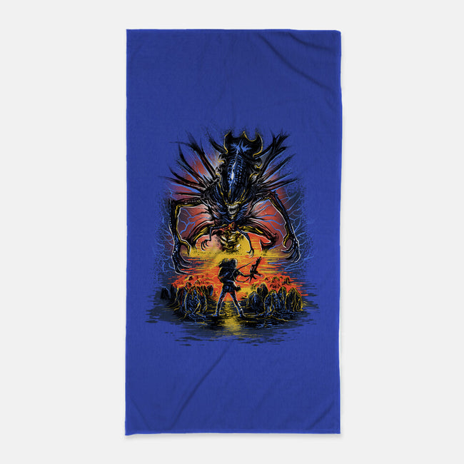 Alien You Shall Not Pass-None-Beach-Towel-zascanauta