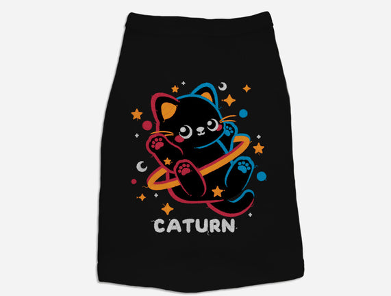 Caturn Embroidery Patch