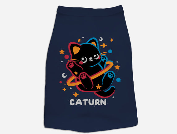 Caturn Embroidery Patch