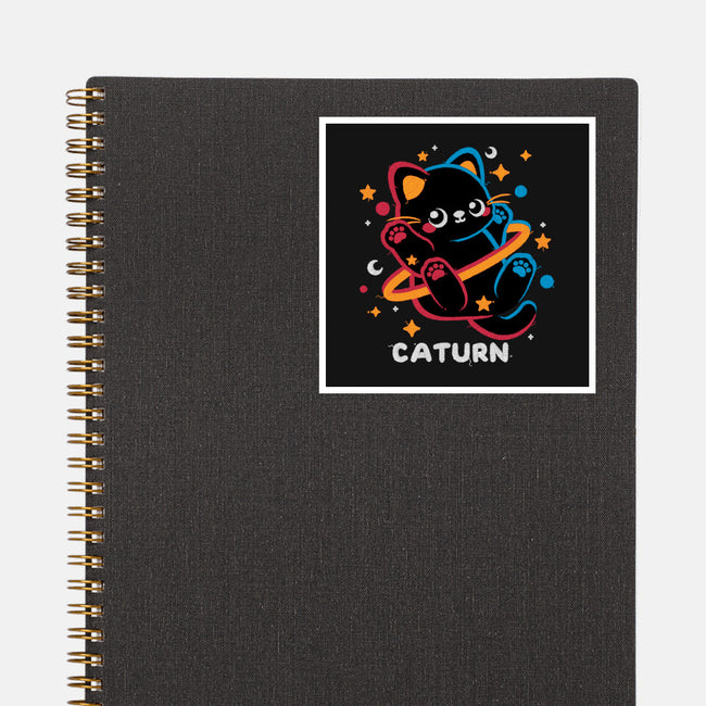 Caturn Embroidery Patch-None-Glossy-Sticker-NemiMakeit