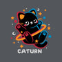 Caturn Embroidery Patch-Unisex-Crew Neck-Sweatshirt-NemiMakeit