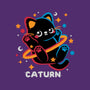 Caturn Embroidery Patch-Unisex-Crew Neck-Sweatshirt-NemiMakeit