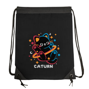 Caturn Embroidery Patch