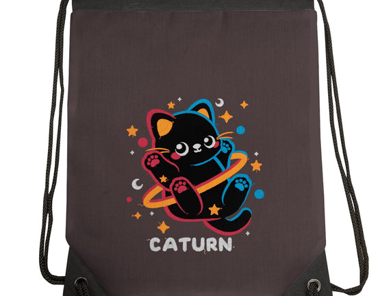 Caturn Embroidery Patch