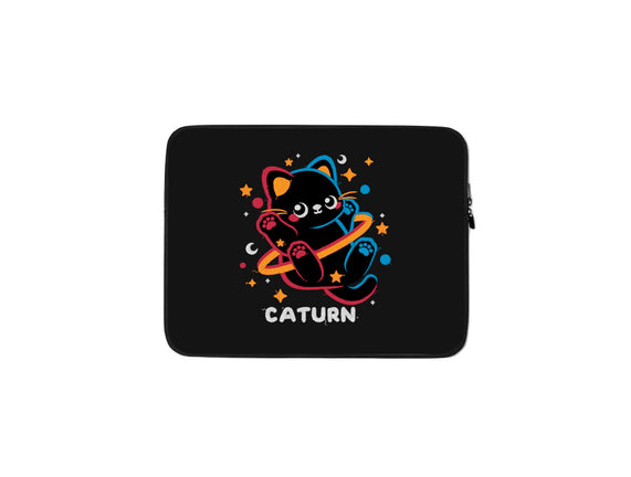 Caturn Embroidery Patch