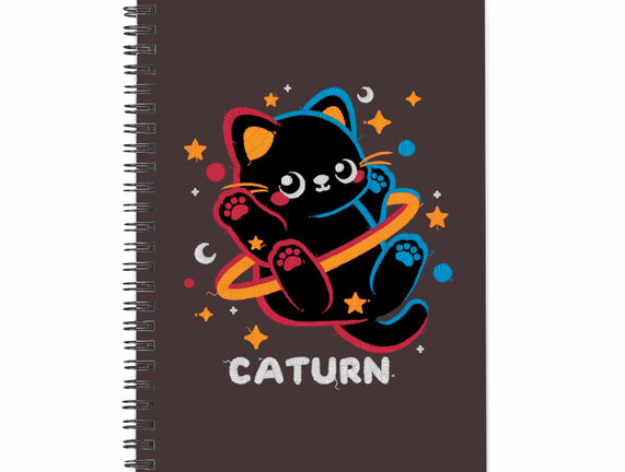 Caturn Embroidery Patch