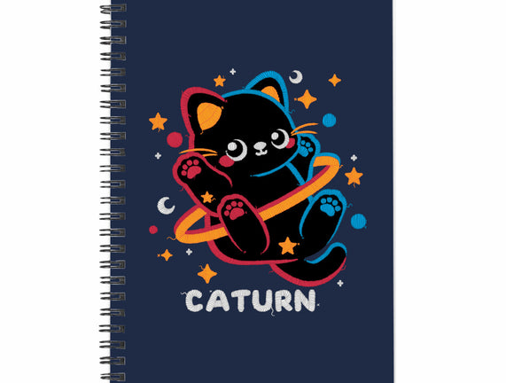 Caturn Embroidery Patch