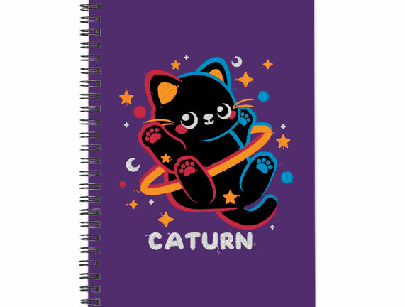 Caturn Embroidery Patch