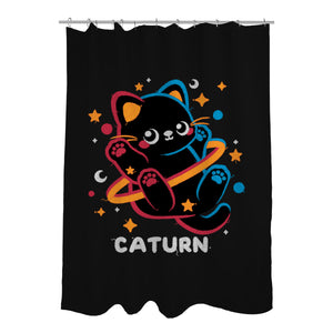 Caturn Embroidery Patch