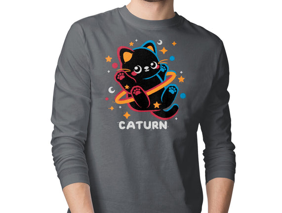 Caturn Embroidery Patch