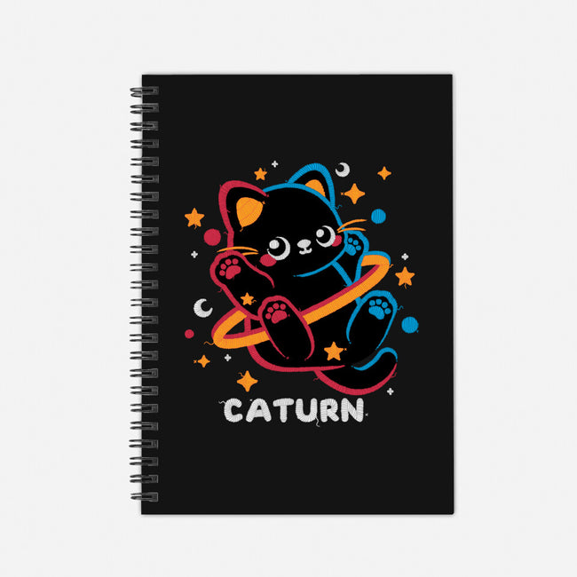 Caturn Embroidery Patch-None-Dot Grid-Notebook-NemiMakeit
