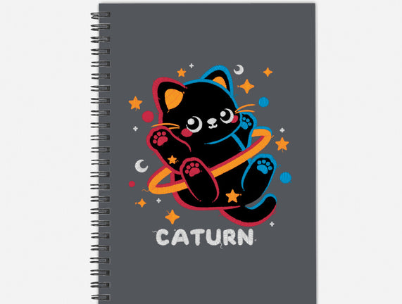 Caturn Embroidery Patch