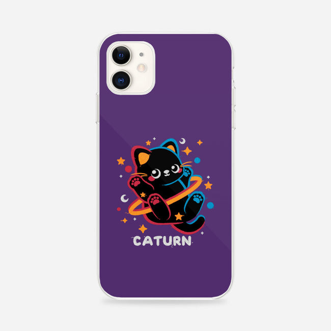 Caturn Embroidery Patch-iPhone-Snap-Phone Case-NemiMakeit