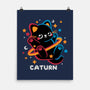 Caturn Embroidery Patch-None-Matte-Poster-NemiMakeit