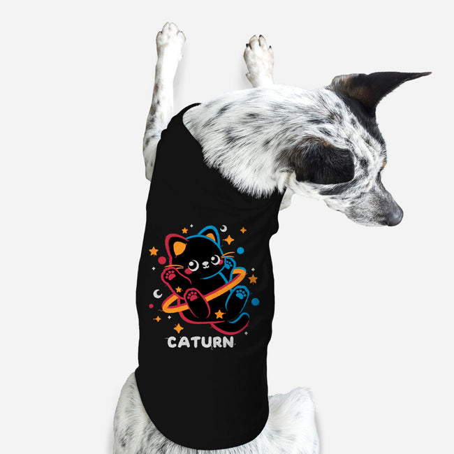 Caturn Embroidery Patch-Dog-Basic-Pet Tank-NemiMakeit