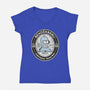 Bender Beer-Womens-V-Neck-Tee-Bear Noise