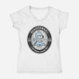 Bender Beer-Womens-V-Neck-Tee-Bear Noise