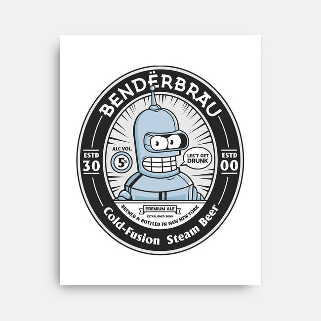 Bender Beer-None-Stretched-Canvas-Bear Noise