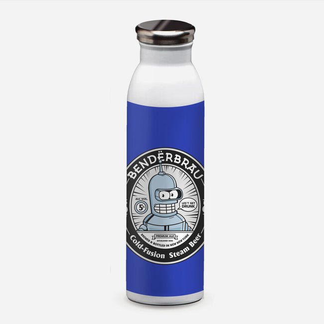 Bender Beer-None-Water Bottle-Drinkware-Bear Noise