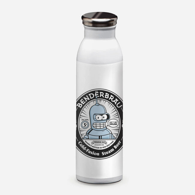 Bender Beer-None-Water Bottle-Drinkware-Bear Noise