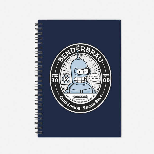 Bender Beer-None-Dot Grid-Notebook-Bear Noise