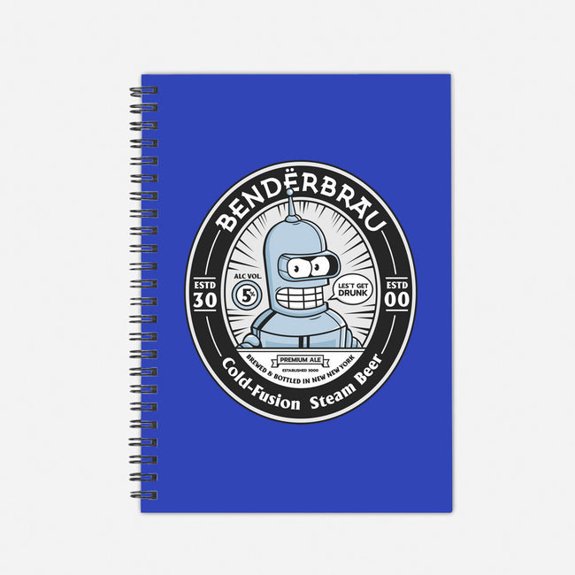 Bender Beer-None-Dot Grid-Notebook-Bear Noise