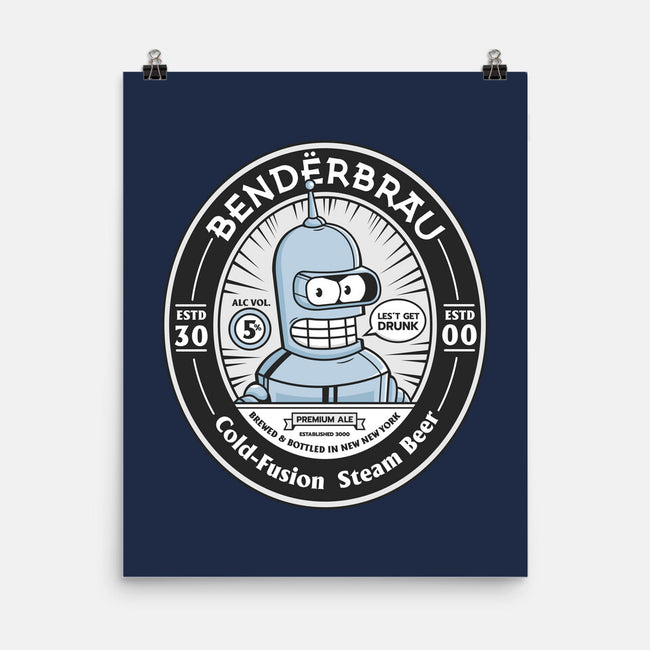 Bender Beer-None-Matte-Poster-Bear Noise