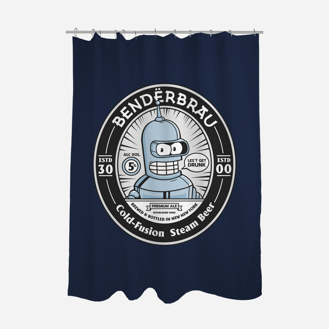Bender Beer-None-Polyester-Shower Curtain-Bear Noise