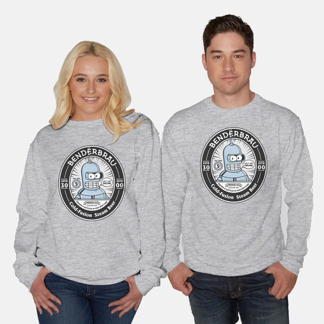 Bender Beer-Unisex-Crew Neck-Sweatshirt-Bear Noise