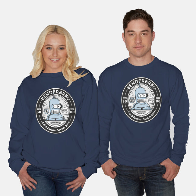 Bender Beer-Unisex-Crew Neck-Sweatshirt-Bear Noise